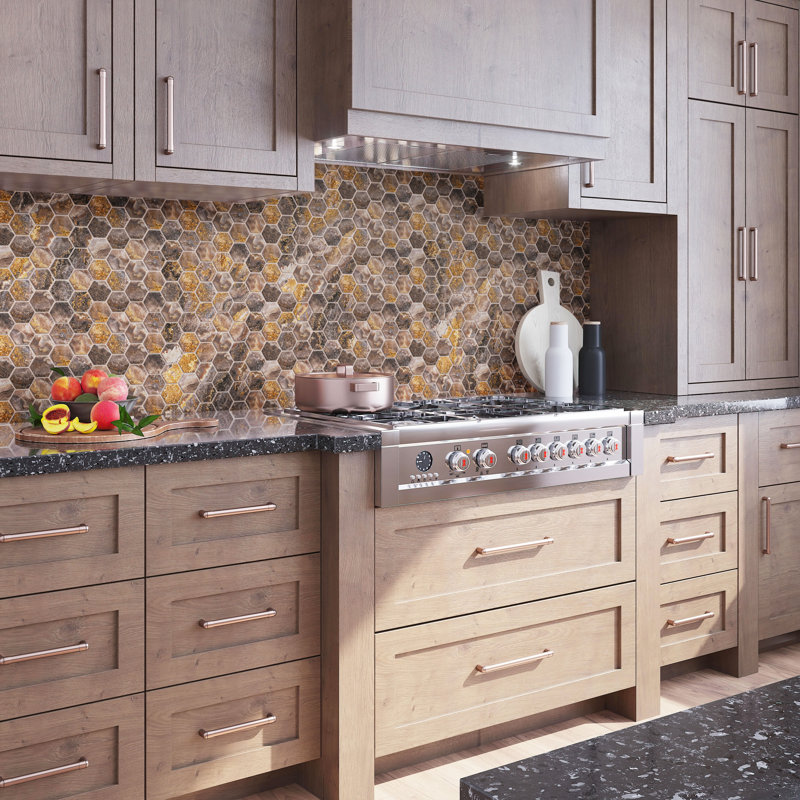 Splendor 8.9'' W x 12.8'' L Porcelain Tile Mosaic Sheet