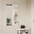 Wall Mounted Full Length Mirror, Full Body Mirror With Shelf, Full Body Mirror With Hook Wall Mounted Mirror With Multifunctional Design Panel,-609036372