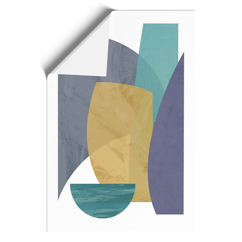 Abstract Forms - No Frame Print, 42cm H x 30cm W x 0.1cm D
