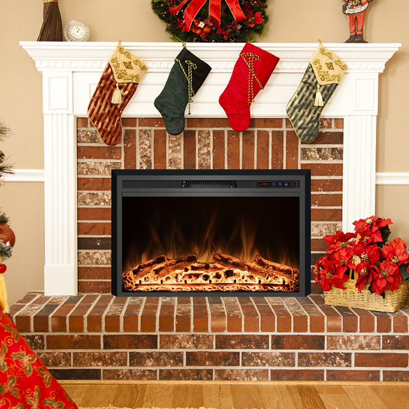 Abdulazim Trim Kit for Electric Fireplace Insert (Fireplace not Included), 32.1" H x 51.8" W x 0.7" D