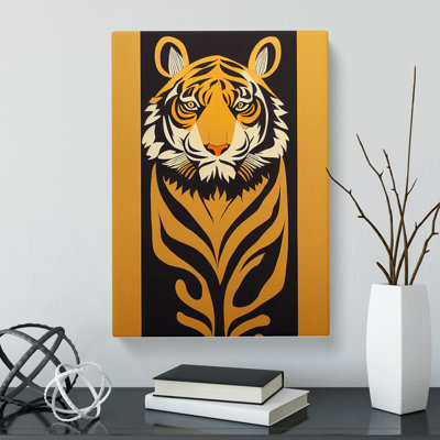 Tiger Scroll Vol.2 - Wrapped Canvas