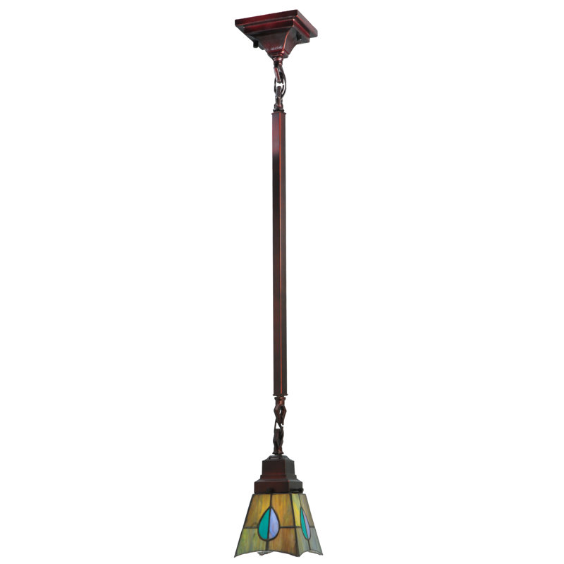 Luminaire suspendu conique 1 lumière Mackintosh, H 41 po x l 5 po x P 5 po