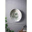 Décoration murale surdimensionnée en argent texturé sur 3, pour inviter salon, chambre à coucher, vestibule, bureau, 3 disques en acier inoxydable, configuration attrayante