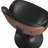 Swivel Upholstered Adjustable Height Bar Counter Stool with Metal Frame-1752410541-1752410546
