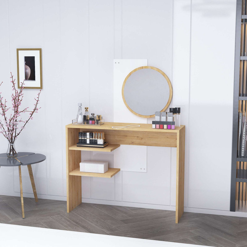 Table de maquillage, Beige clair