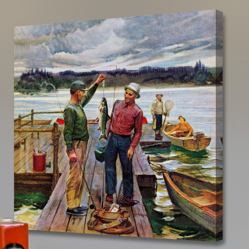« the big one », reproduction d’art sur toile tendue, H 32 po x l 32 po x P 1,5 po