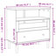 80cm Sideboard Rattan Look-93314880