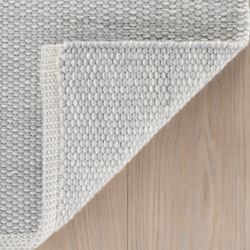 Pebble Handwoven Performance Rug, Gray, Rectangle 7'6" x 9'6"