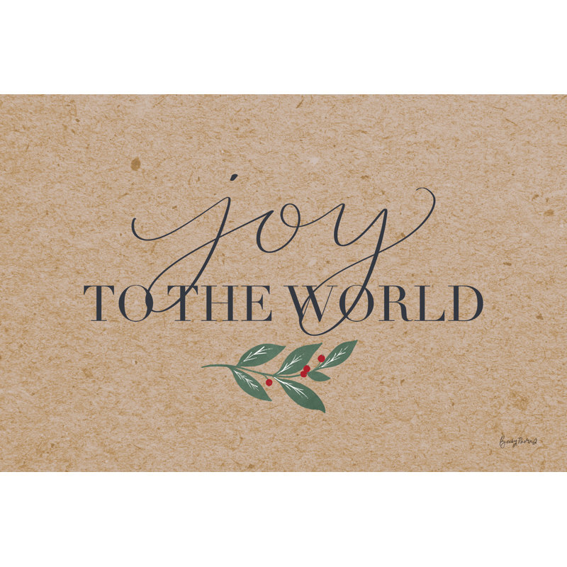 Neutral Christmas III by Becky Thorns - Wrapped Canvas Print, 30cm H x 46cm W