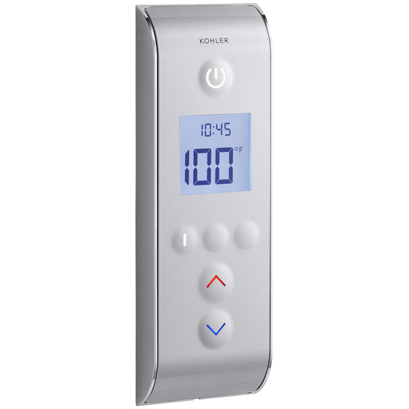 Dtv Prompt Three-Outlet Digital Interface, Satin Chrome with Polished Chrome