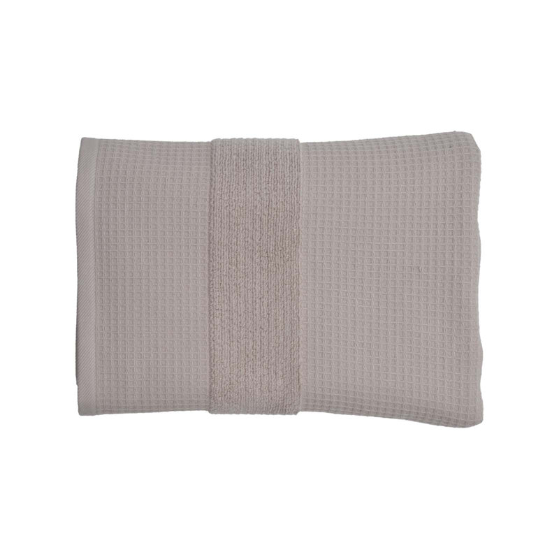 Adayshia Midweight Waffle Bath Towel, Beige