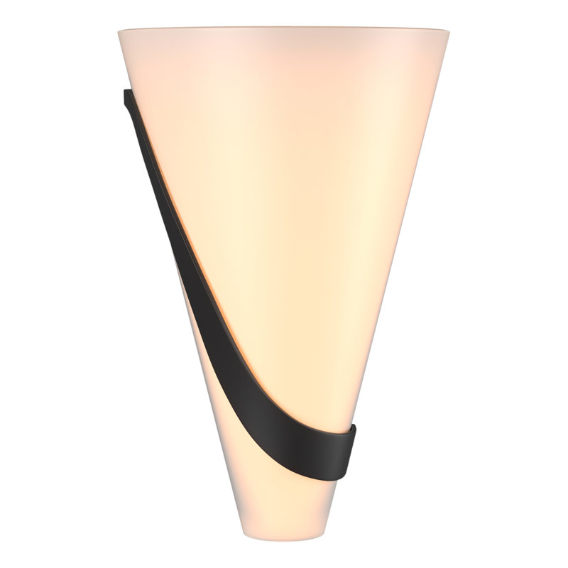 Half Cone Sconce, Black, Left