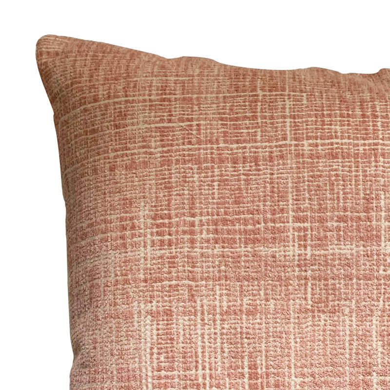 Reversible Throw Pillow, Pink, 18"H x 18"W