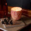 Plant / Floral Scented Tumbler Candle with Ceramic Holder