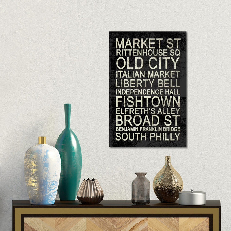 Giclée sur toile tendue Philly, H 18 po x l 12 po