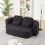 Canapé-lit convertible 2-en-1 en chenille pliable avec couverture fonctionnelle-1761385979
