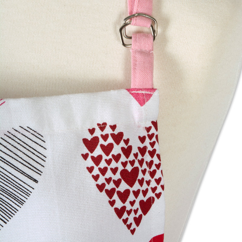 Valentine's Day Cotton Bib Apron