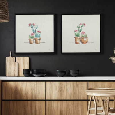 Prickly Pink Pals, ensemble de 2 impressions