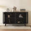 Buffet avec rangement tressé French Rattan