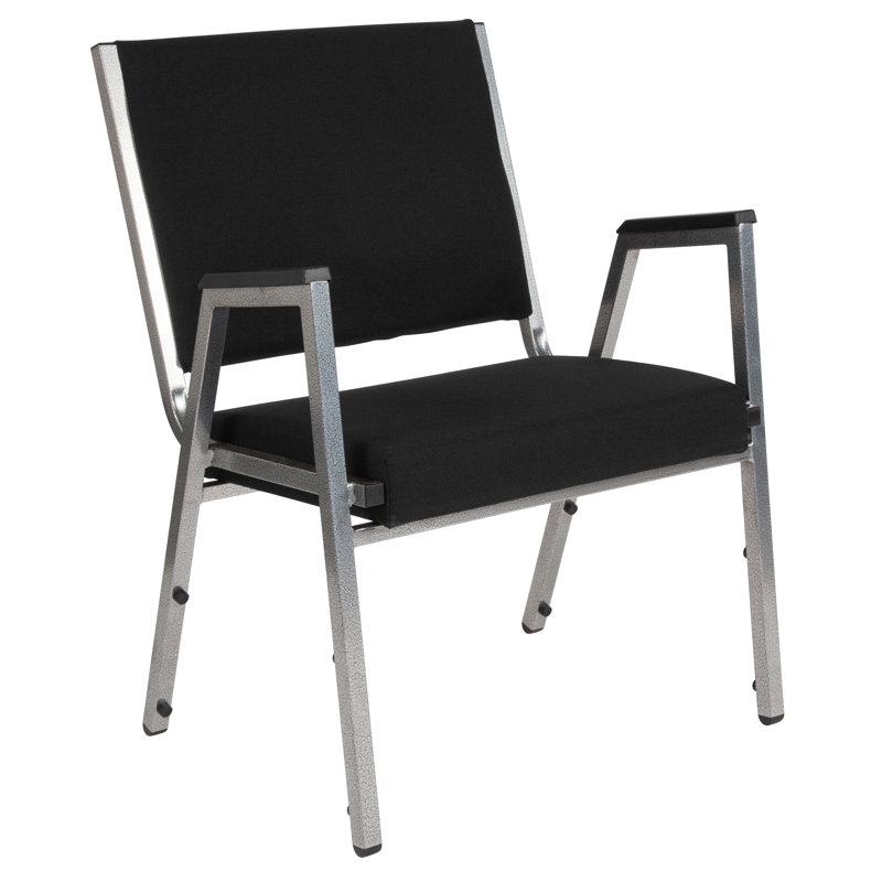 Chaise de bureau ergonomique Hurshid, Noir