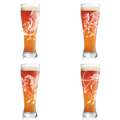 Bentleyville 16oz. Handmade Pilsner Glass Set