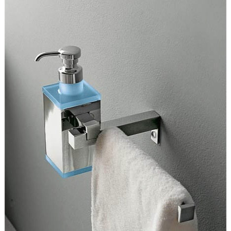 Barre à serviettes murale 12,6 po Eden, Bleu pâle
