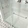Opal Mirage MCOCOD 60" W x 66" H Double Smooth Sliding Frameless Tub Door and Anti-Collision Function with 3/8"(10mm)Clear Glass