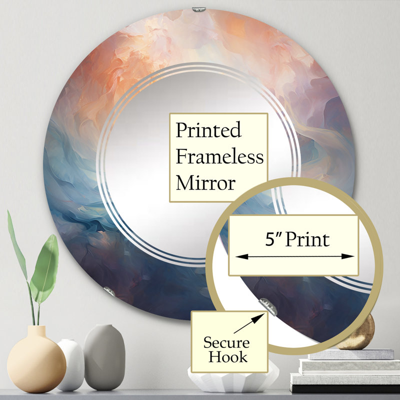 Miroir mural Proteus, 24 po x 24 po