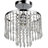 Silsbee Crystal Semi Flush Mount