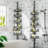 Adjustable Five-Tier Corner Shower Shelf With Hooks And Rust-Proof Pull-Out Brackets, 62-113 Inch Storage Rack