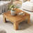 39.37" Solid Wood Square Coffee Table