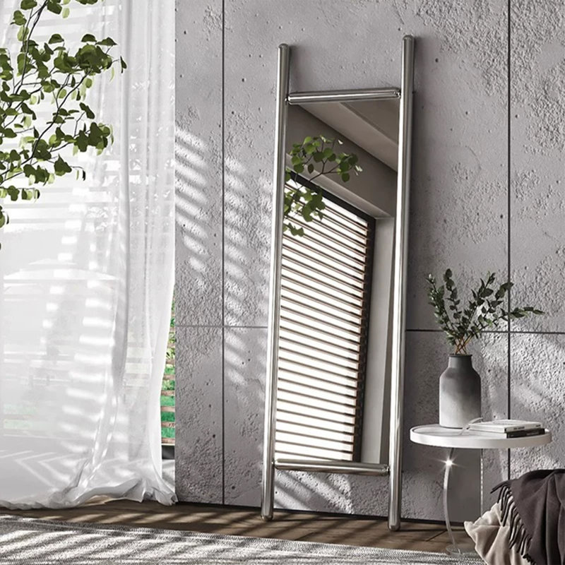 Miroir pleine grandeur en acier inoxydable, 82.68" H x 39.37" W