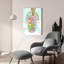  «Color Me Happy» par Club Daydream, art mural en verre acrylique, 24 po x 36 po-1582604317