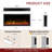 Recessed And Wall Mounted Electric Fireplace-808750188