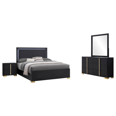 Ensemble de chambre à coucher 5 pièces Sabrielle