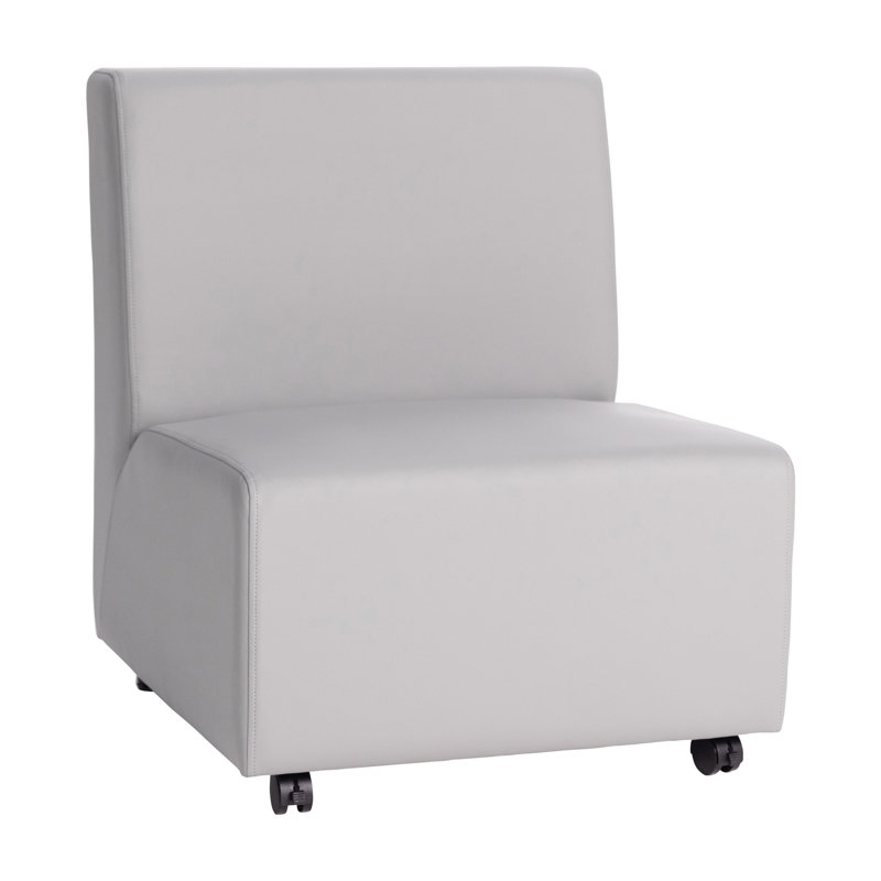 Fauteuil mobile rembourré Pro Series - noir, Gris