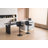 Denan Swivel Adjustable Height Bar Stools, Faux Leather Modern Bar Stools, Upholstered Counter Stool-452764889
