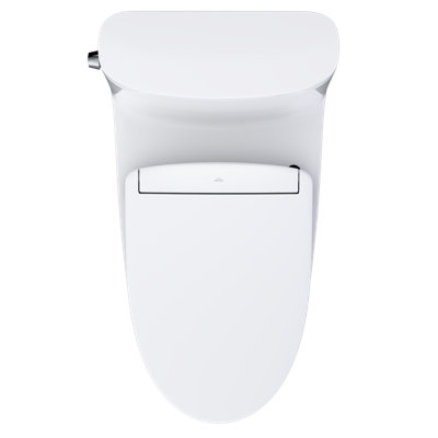 TOTO® WASHLET®+ Nexus® One-Piece Elongated 1.28 GPF Toilet and WASHLET S5 Bidet Seat, Cotton White - MW6423446CEFG#01