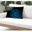 Coussin décoratif intérieur / extérieur en polyester filé floral Bavière-96813438