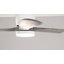Ventilateur de plafond encastré de 107 cm (42 po) avec pales en bois massif clair, moteur à courant continu réversible et silencieux, télécommande murale et application de contrôle