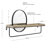 Jacobs Farmhouse / Country with Shelves Accent Mirror