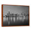 «Chicago Skyline at Night Black and White» - reproduction de photo-473287737-458113575