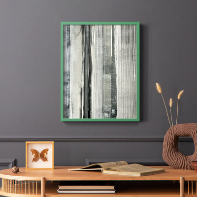 Impression encadrée «Differing Parallels II» - bois massif