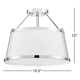 Vonnie 3 Light Semi Flush Mount
