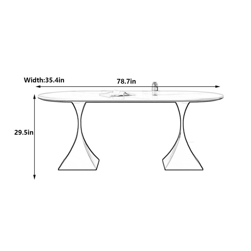 Granieri, 29.5"H x 78.7"L x 35.4"W