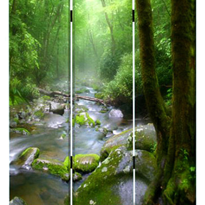 Harpenden 48'' W x 72'' H 3 - Panel Folding Room Divider