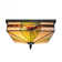 Tiffany 6"-Wide Retro Square Tiffany Ceiling Light