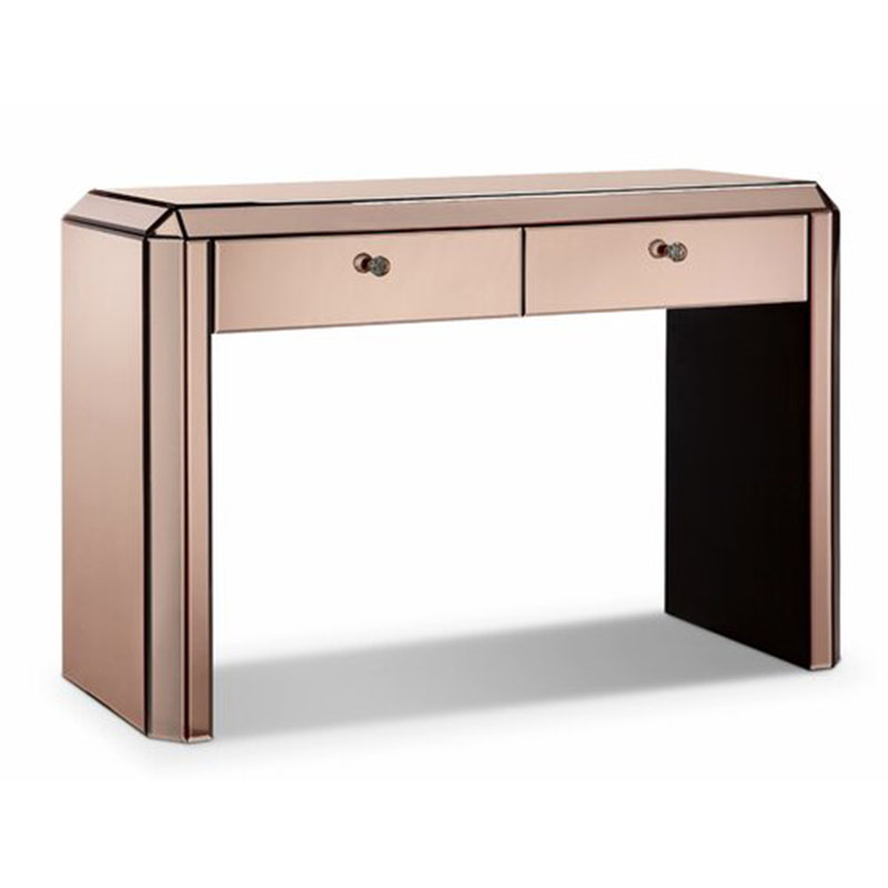 Sophia 43.5'' W Glass Console Table