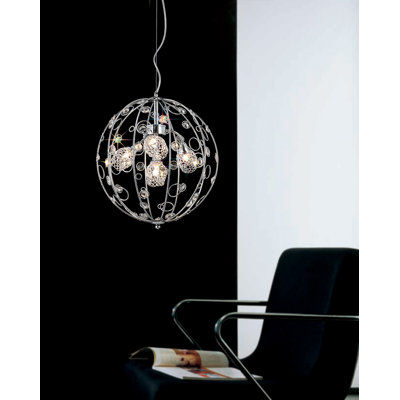 Secours 3 - Light Sphere Chandelier