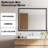 Wood Grain Aluminum Frame Led Frontlit Lighted Bathroom Vanity Mirror, Anti-fog/stepless Dimmable/3 Colors Adjustable-102744542